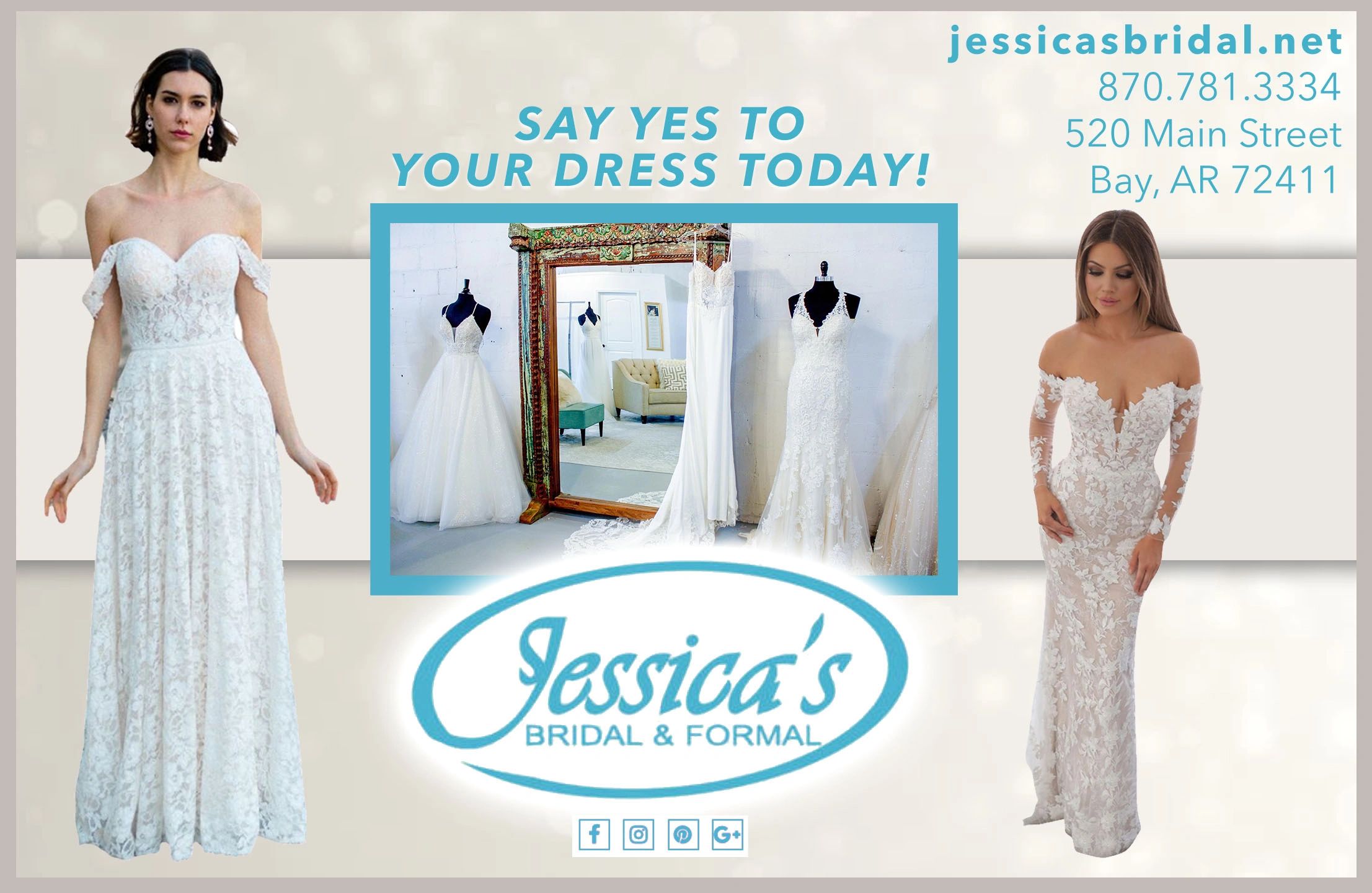 Jessica bridal and outlet formal